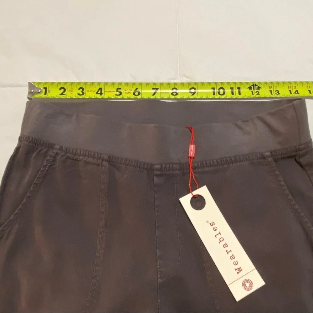 XCVI Wearables Dark Gray Frayed Hem Pants - Picture 3 of 14